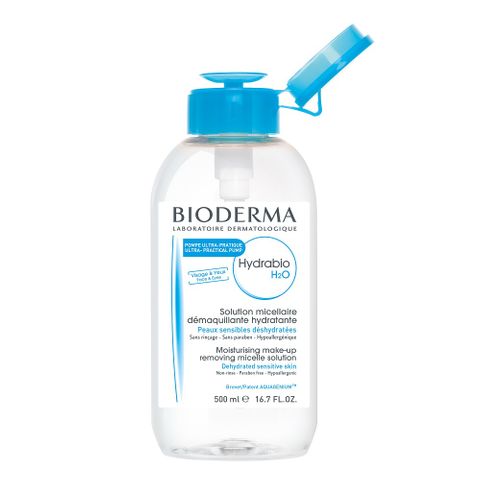 Bioderma Hydrabio H2O Мицеларна вода за лице за дехидратирана кожа с помпа x500 мл