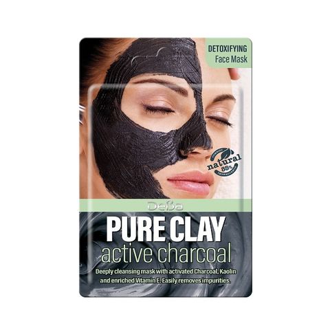 Deva Pure Clay Detoxifying Детоксикираща маска за лице с активен въглен х7 мл