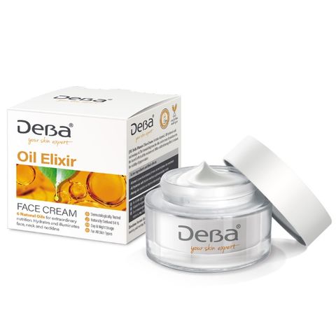 Deva Oil Elixir Крем за интензивно подхранване на лицето, шията и деколтето x50 мл