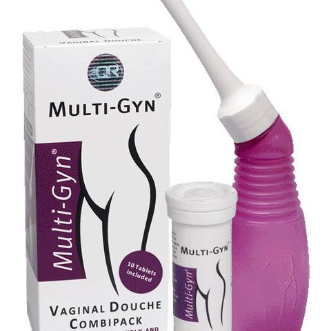 Multi-Gyn Vaginal Douche Combipack Вагинален душ x1 брой + ефервесцентни таблетки за интимна хигиена x10 броя