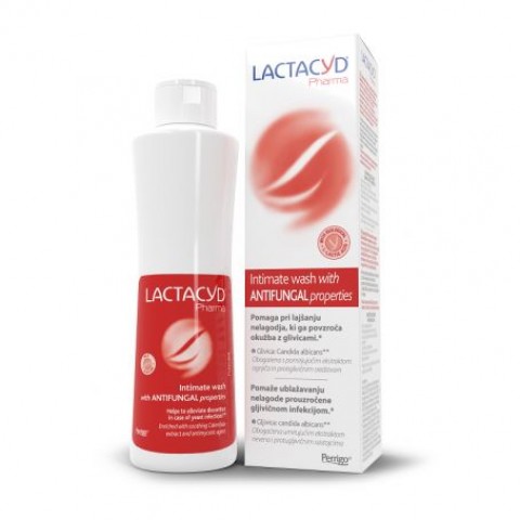 Lactacyd Pharma Интимен гел с противогъбични свойства и успокояващ екстракт от невен х250 мл
