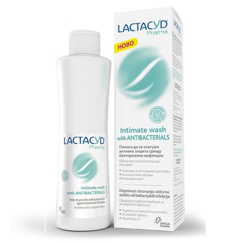 Lactacyd Фарма Интимен Почистващ Лосион с Антибактериални Съставки x250мл