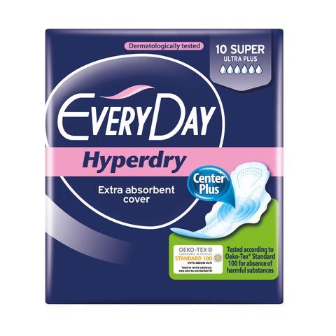 Everyday Hyperdry Super Дамски превръзки х10 броя