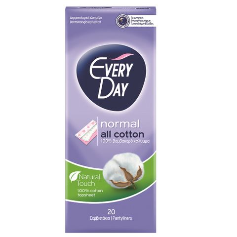 Everyday Normal All Cotton Ежедневни дамски превръзки х20 броя