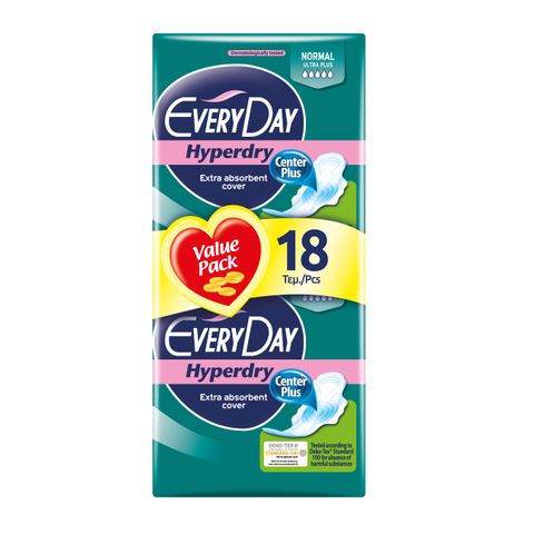 Everyday Hyperdry Normal Ultra Plus Дамски превръзки х18 броя