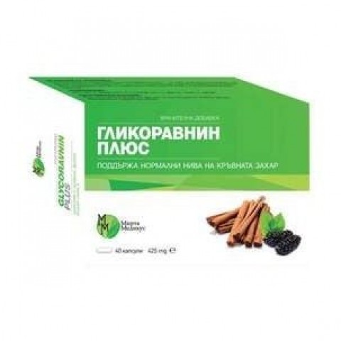Mirta Medicus Гликоравнин Плюс 425мг х40 капсули