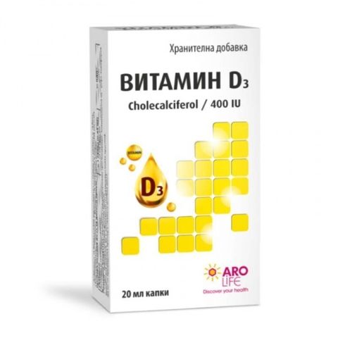 Aro Life Витамин D3 на капки х20 мл