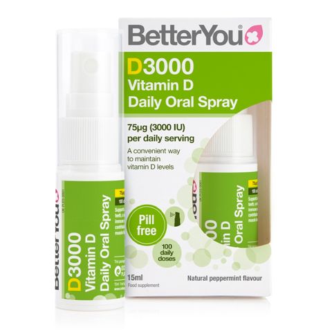 BetterYou D3000 Витамин Д3 3000IU Орален спрей х15 мл