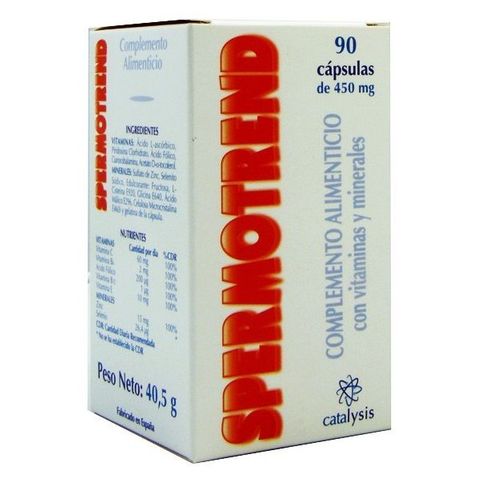 Spermotrend За подобряване оплодителната способност при мъжете, 450 мг x90 капсули
