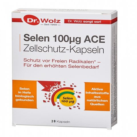 Dr. Wolz Selen 100 mg ACE За нормално функциониране на имунната система х20 капсули