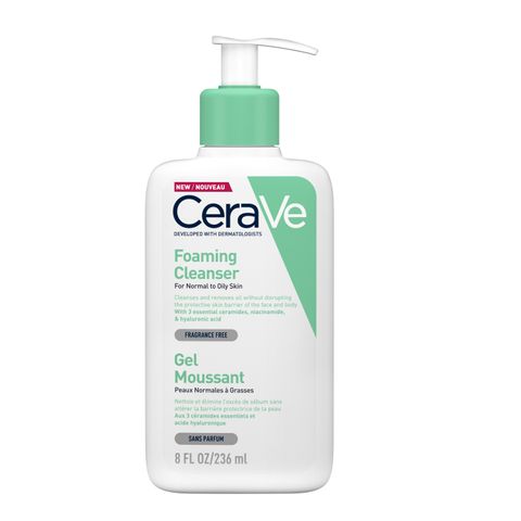 CeraVe Измиващ гел-пяна за лице и тяло за мазна кожа х236 мл