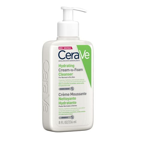 Cerave Хидратираща измиваща крем пяна за нормална към суха кожа x236 мл
