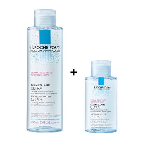 La Roche-Posay Ultra Промо комплект Мицеларна вода за лице за реактивна кожа
