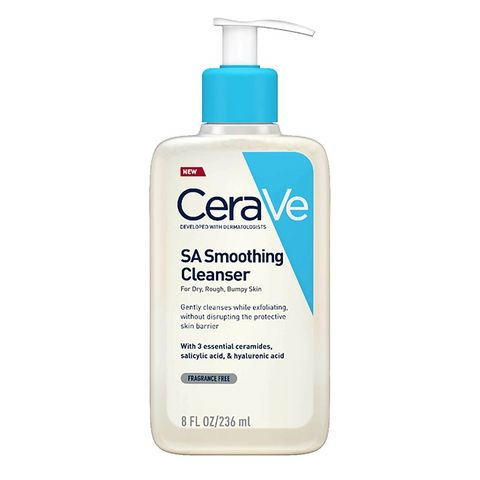 CeraVe SA Изглаждащ почистващ гел за лице и тяло за суха кожа x236 мл