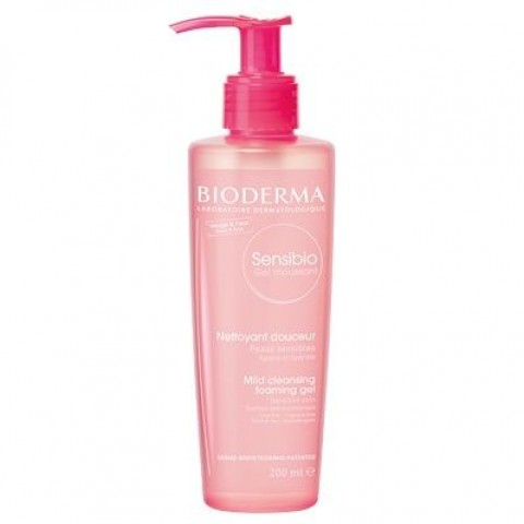 Bioderma Sensibio Мек измиващ гел с интензивно хидратиращо действие за чувствителна кожа x200 мл