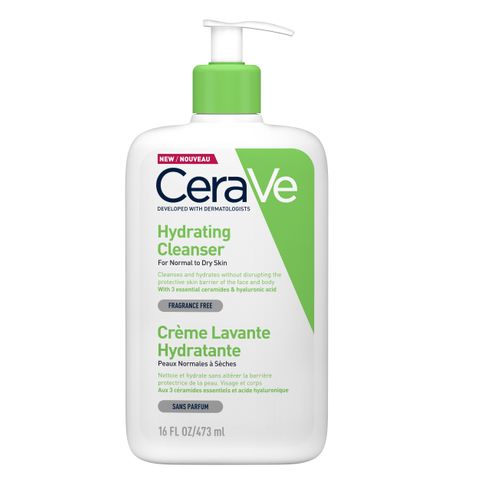 CeraVe Измиващ крем за лице и тяло за суха кожа х473 мл