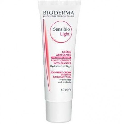Bioderma Sensibio Light Ежедневен успокояващ крем за лице с лека текстура x40 мл