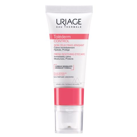 Uriage Tolederm Control Освежаващ успокояващ крем за околоочен контур за нетолерантна кожа, склонна към алергии x15 мл