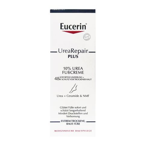 Eucerin UreaRepair Plus Възстановяващ крем за крака за суха кожа с 10% Урея x100 мл