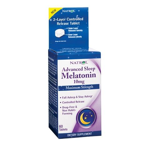 Natrol Advanced Sleep Мелатонин 10мг x60 таблетки