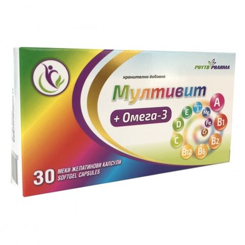 Phyto Pharma Мултивит и Омега 3 х30 капсули