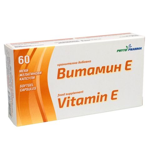 Phyto Pharma Витамин Е 100 мг х60 капсули