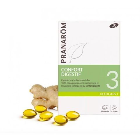 Pranarom Oleocaps 3 За добро храносмилане и чревна проходимост х30 капсули