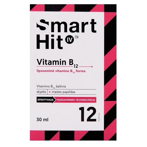 Valentis Smart Hit IV Витамин В12 х30 мл 