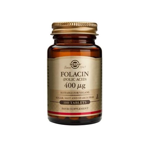 Solgar Folacin Фолиева киселина 400 мг х100 таблетки