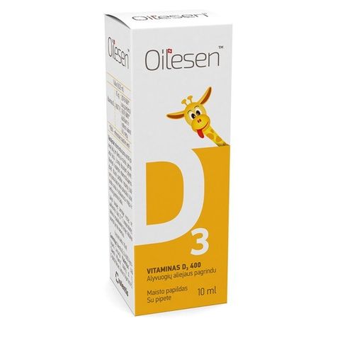 Valentis Oilesen Витамин D3 400IU х10 мл