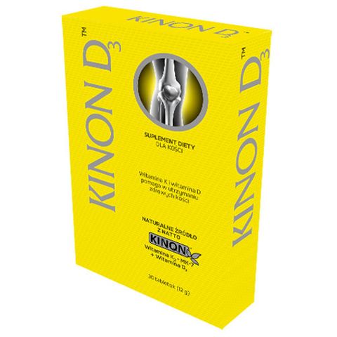 Valentis Kinon D3 за здрави кости х30 таблетки