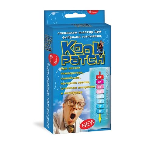 Abopharma Kool Patch Лепенка с гел за намаляване на телесната температура, за деца х6 броя 