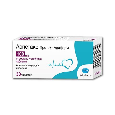 Adipharm Аспетакс Протект 100 мг х30 таблетки