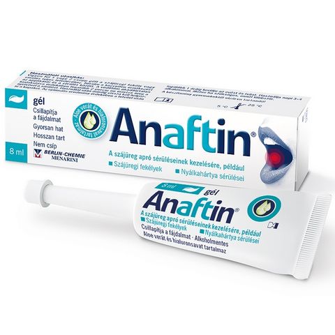 Berlin Chemie Anaftin gel Облекчаващ гел за ранички и афти х8 мл 