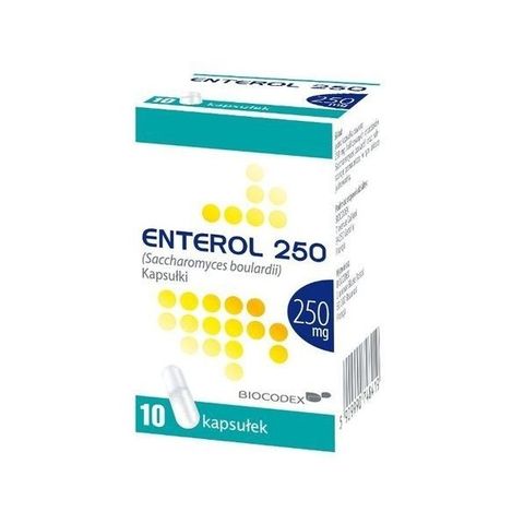 Biocodex Ентерол при остра инфекциозна диария при възрастни и деца 250 мг x10 капсули