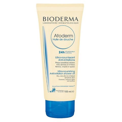 Bioderma Atoderm Интензивно подхранващо душ олио за лице и тяло x100 мл