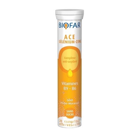 Biofar ACE Селен и Цинк х20 ефервесцентни таблетки