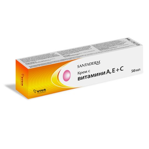 Ceumed Santaderm Крем с витамини А, Е и С х50 мл