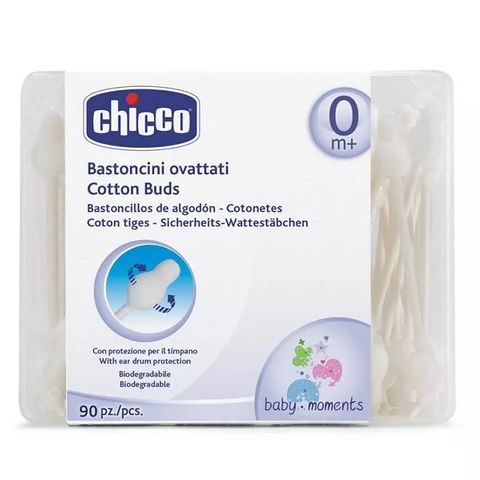 Chicco Клечки за уши с ограничител x90 броя