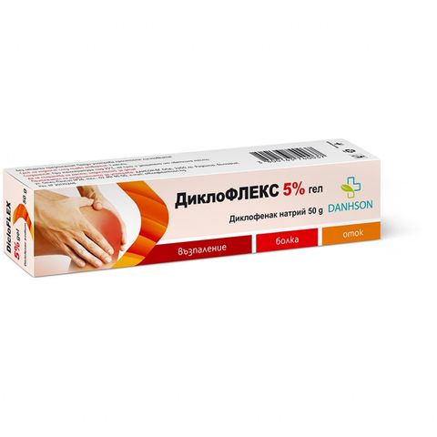 Danhson Диклофлекс гел 5% х50 грама 