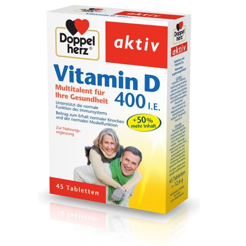 Doppelherz Aktiv Витамин Д 400 x45 таблетки