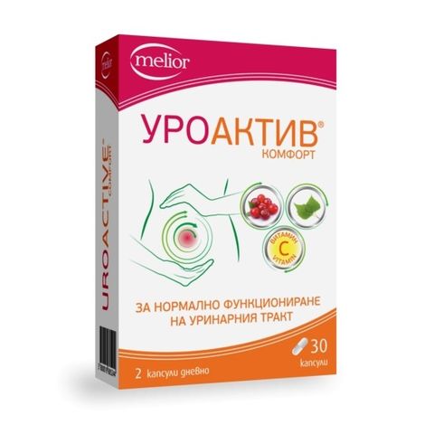 Doych Melior Уроактив Комфорт за уринарния тракт х30 капсули
