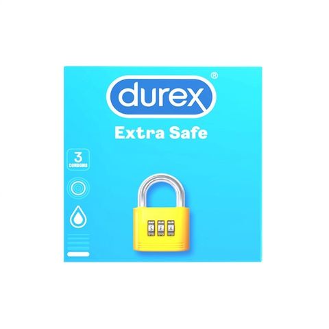 Durex Extra Safe Презервативи х3 броя