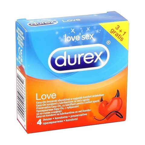 Durex Love Презервативи х4 броя