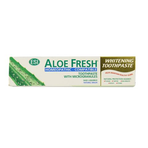 Esi Aloe Fresh Хомеопатична избелваща паста за зъби x100 мл