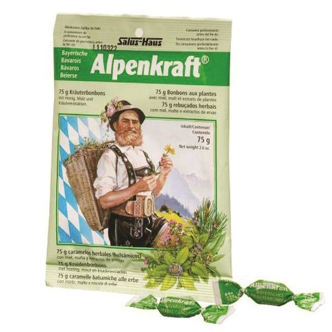 Floradix Alpenkraft Билкови бонбони за свеж дъх х75 грама