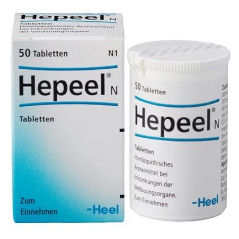 Heel Hepeel N При чернодробни нарушения х50 таблетки