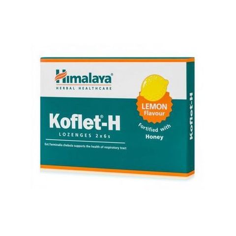 Himalaya Koflet-H Lemon Бонбони с аромат на лимон х12 броя