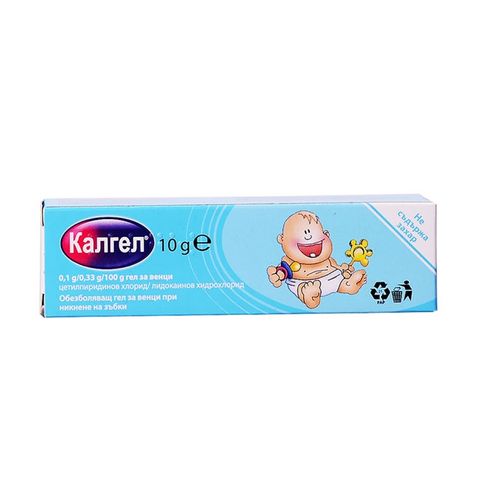 Johnson&Johnson Калгел Гел за бебета при никнене на зъбки х10 грама