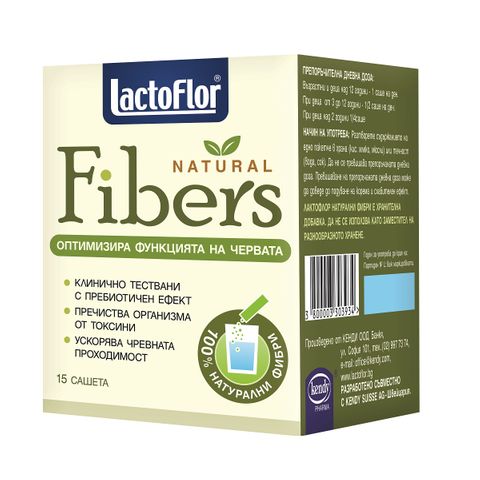 Lactoflor Натурални фибри x15 сашета